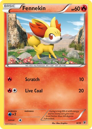 Fennekin 8/39 - XY Starter Set