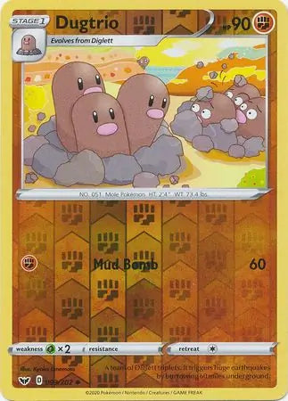 Dugtrio 093/202 - Sword & Shield Base