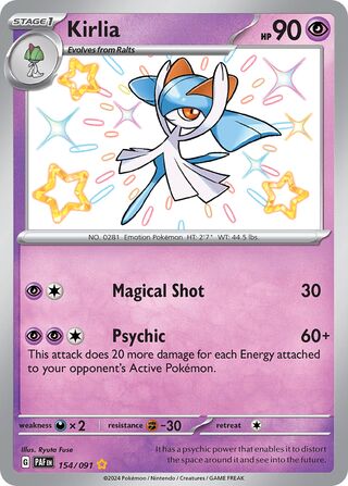 Kirlia 154/091 - Paldean Fates