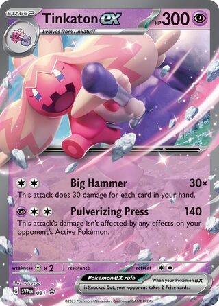 Tinkaton ex 031 - Scarlet & Violet Promos