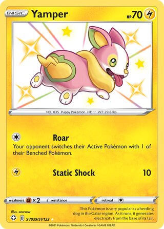 Yamper SV039/SV122 - Shining Fates