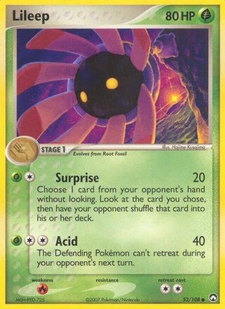 Lileep 52/108 - Power Keepers