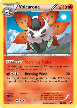 Volcarona 22/108 - Dark Explorers