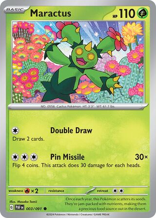 Maractus 003/091 - Paldean Fates