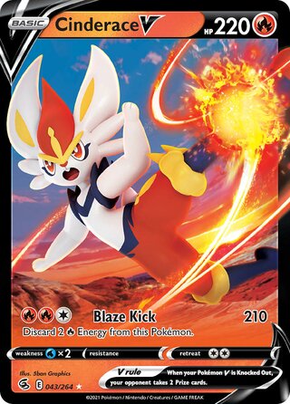 Cinderace V 043/264 - Fusion Strike