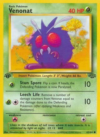 Venonat 63/64 - Jungle