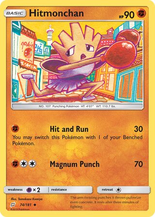 Hitmonchan 74/181 - Team Up