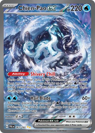 Chien-Pao ex 261/193 - Paldea Evolved