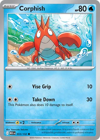Corphish 033/132 - Mega Evolution Base