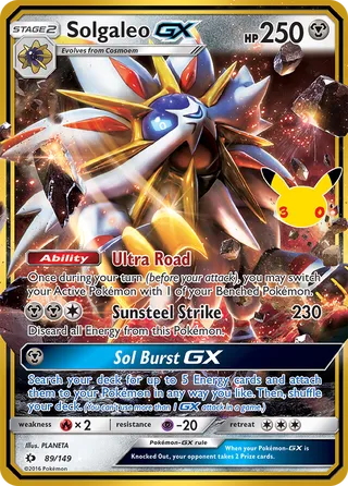 Solgaleo-GX 89/149 - 30th Celebration