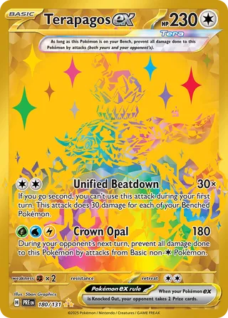 Terapagos ex 180/131 - Prismatic Evolutions