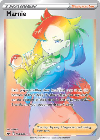 Marnie 208/202 - Sword & Shield Base