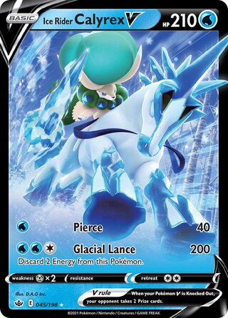 Ice Rider Calyrex V 045/198 - Chilling Reign