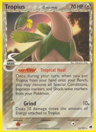 Tropius 23/101 - Dragon Frontiers
