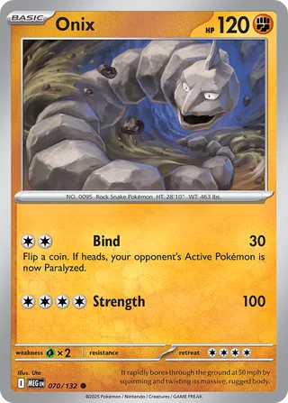 Onix 070/132 - Mega Evolution Base