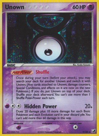 Unown V/28 - Unseen Forces