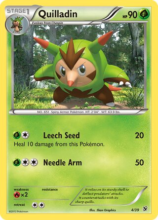 Quilladin 4/39 - XY Starter Set