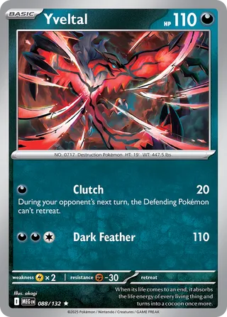 Yveltal 088/132 - Mega Evolution Base