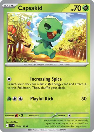 Capsakid 028/198 - Scarlet & Violet Base