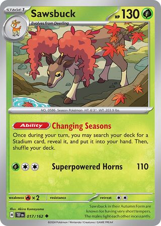 Sawsbuck 017/162 - Temporal Forces
