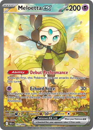 Meloetta ex 167/086 - Black Bolt