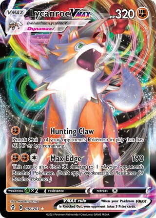 Lycanroc VMAX 092/203 - Evolving Skies