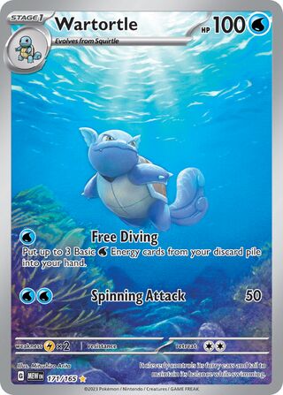 Wartortle 171/165 - Scarlet & Violet 151