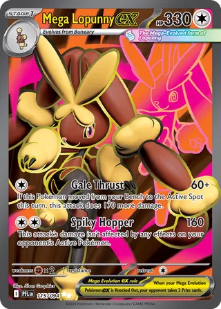 Mega Lopunny ex 115/094 - Phantasmal Flames