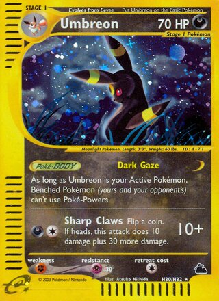 Umbreon H30/H32 - Skyridge