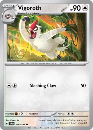 Vigoroth 146/191 - Surging Sparks