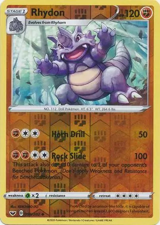 Rhydon 098/202 - Sword & Shield Base