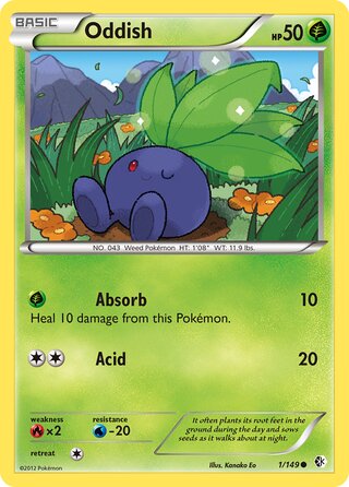 Oddish 1/149 - Boundaries Crossed