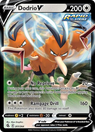 Dodrio V 201/264 - Fusion Strike