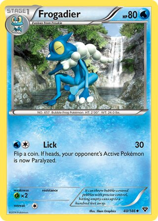 Frogadier 40/146 - XY Base