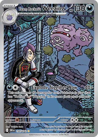 Team Rocket's Weezing 199/182 - Destined Rivals