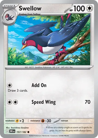 Swellow 157/182 - Destined Rivals