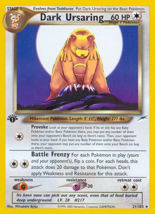 Dark Ursaring 21/105 - Neo Destiny