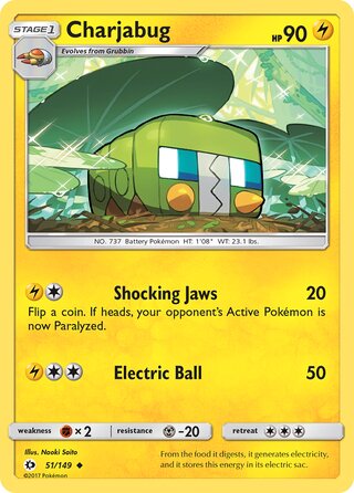 Charjabug 51/149 - Sun & Moon Base
