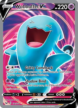 Wobbuffet V 191/202 - Sword & Shield Base