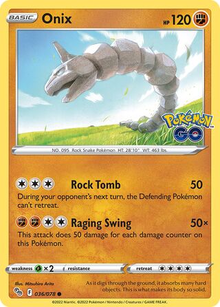Onix 036/078 - Pokémon GO