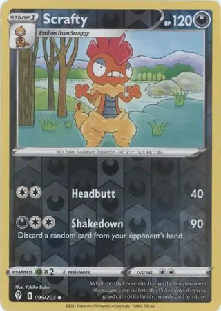 Scrafty 099/203 - Evolving Skies