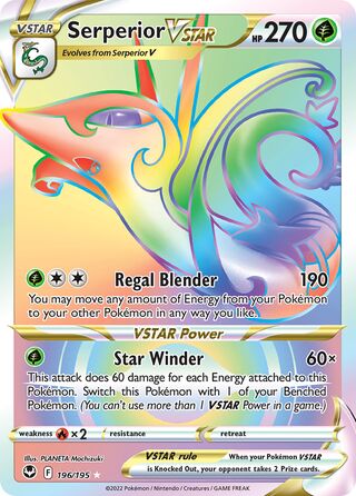 Serperior VSTAR 196/195 - Silver Tempest