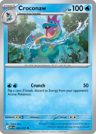 Croconaw 042/217 - Ascended Heroes