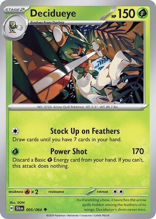 Decidueye 005/064 - Shrouded Fable