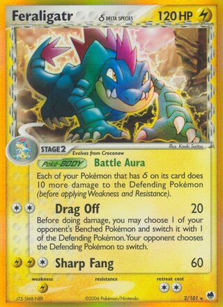 Feraligatr 2/101 - Dragon Frontiers
