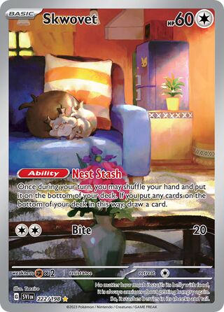 Skwovet 222/198 - Scarlet & Violet Base
