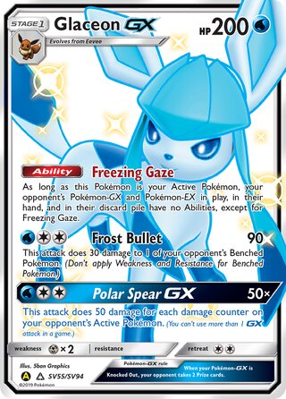 Glaceon-GX SV55/SV94 - Hidden Fates
