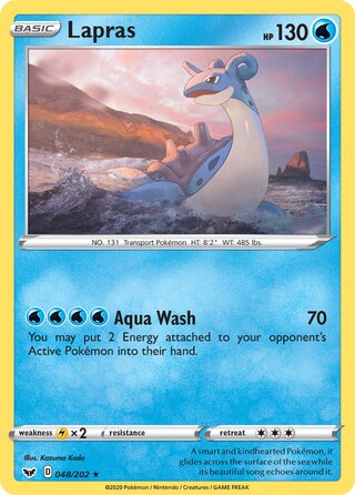 Lapras 048/202 - Sword & Shield Base