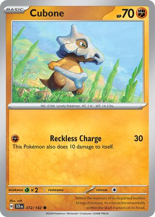 Cubone 072/142 - Stellar Crown