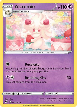 Alcremie 087/192 - Rebel Clash